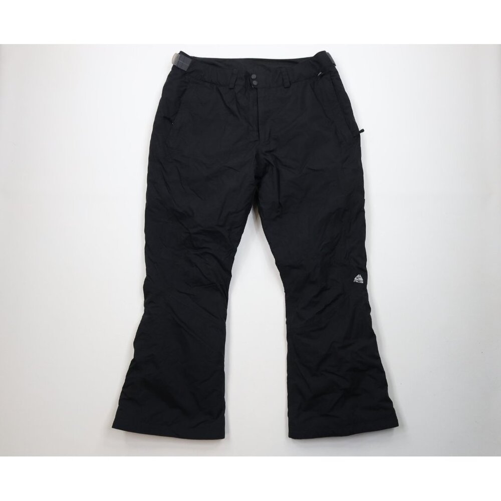 Vtg Nike ACG Womens XL Travis Scott Mini Swoosh Ski Snowboard Snow Pants Black